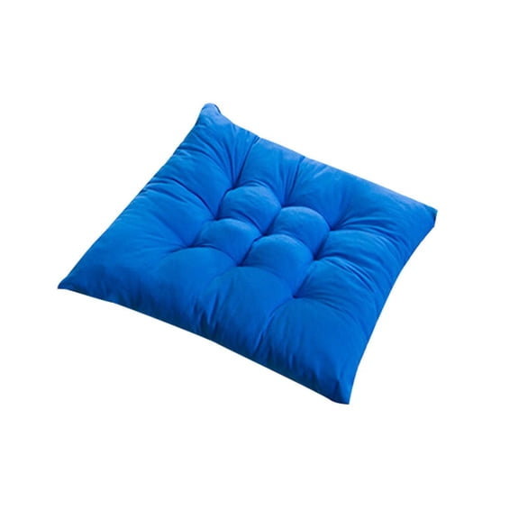 Dining Room Chair Cushions, 16X16 In, Light Royal Blue, Solid Hue, Comfort Support, Everyday Seating, 1 Pc