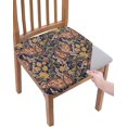 thumbnail image 1 of Dining Room Chair Seat Covers, Retro Paisley Flower Print Medieval European Victorian Royal Pattern Removable Stretch Chair Seat Cushion Slipcovers Protector for Holiday Party, Set of 6, 1 of 6