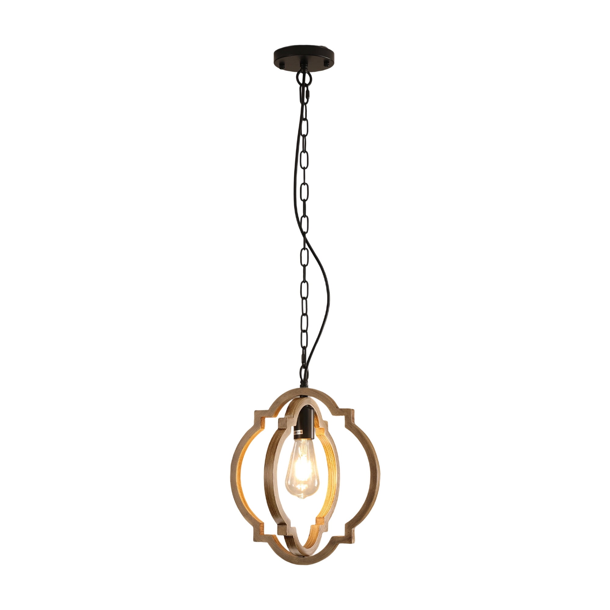 Dining Room Chandeliers Farmhouse Chandelier, Retro Country Dining Room Lamp, Solid Wood Chandelier for Living room, Foyer and Dining room, Bulb Not Included,Dining Table Lights