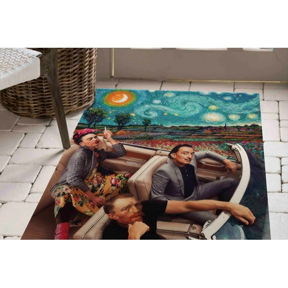 Dining Room Rug, Famous Rug, Printed Rugs, Gift Rug, Accent Rugs, Customs Rug, Famous Rugs, Printed Home Decor Rug, Front Door Rug, 2'x3' - 60x90 cm