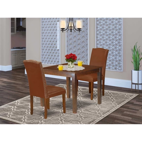 Dining Room Set Mahogany, OXEN3-MAH-66