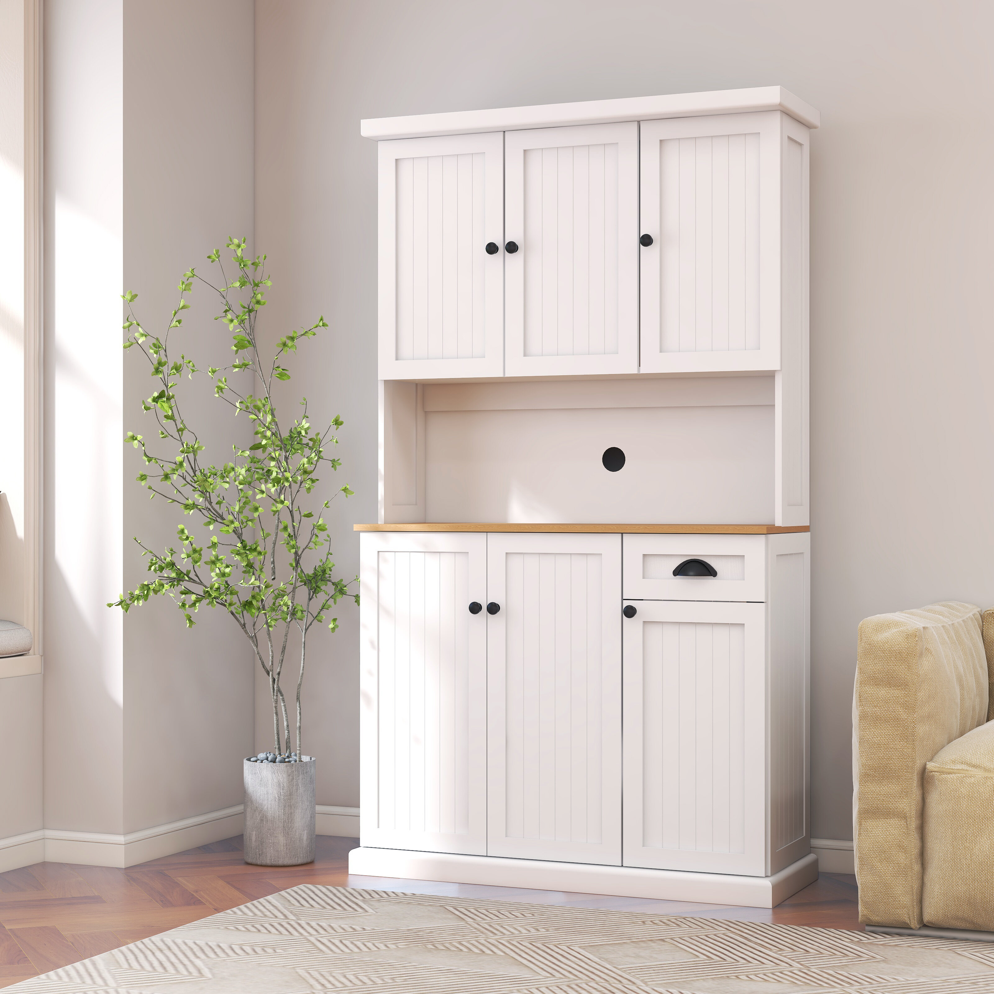 Dining Room Sideboards 71 Kitchen Pantry Storage Cabinet With 