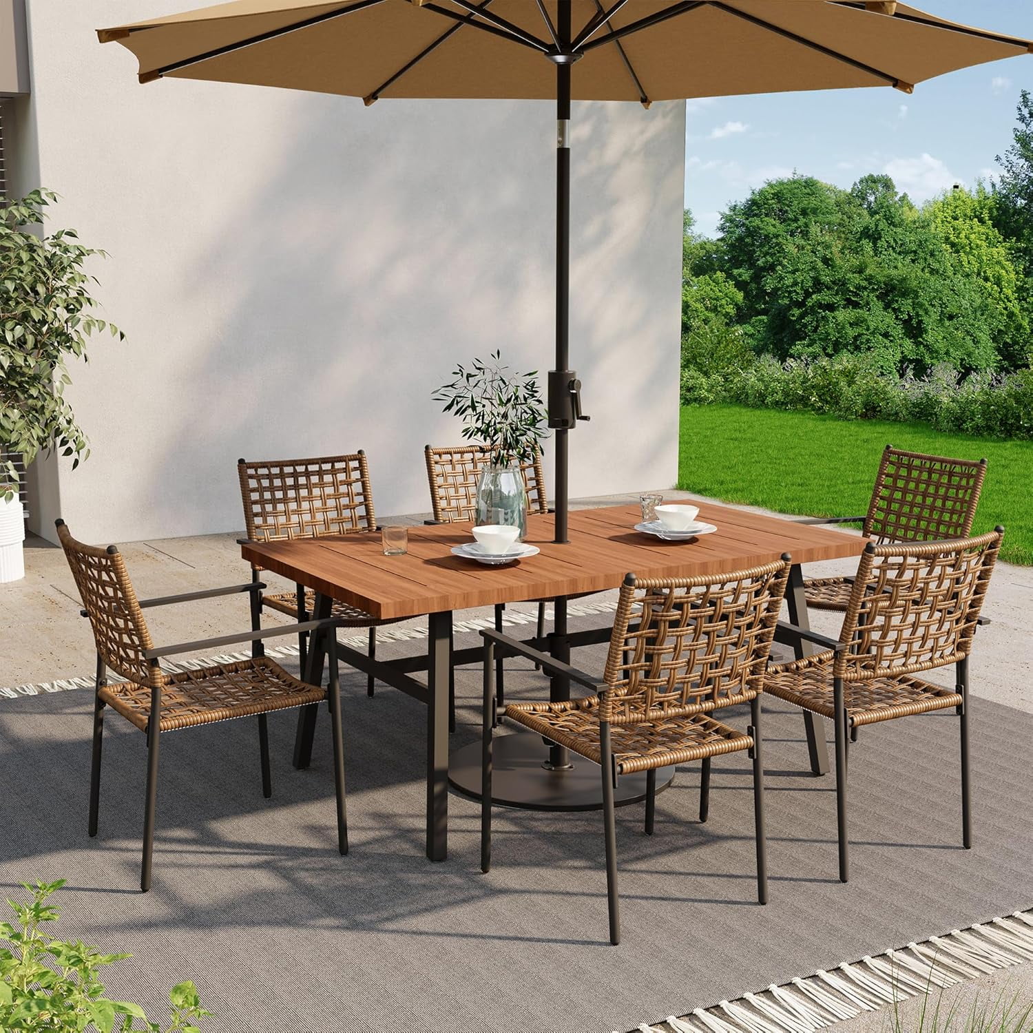 Outdoor Dining Homestore And More Garden Table And Chairs Half