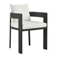 thumbnail image 1 of Dining Side Chair, White, Aluminum, Outdoor Patio Balcony Cafe Bistro Garden Hospitality Restaurant, Modern Contemporary, HB37493, 1 of 9