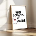 Dining Stylish Witty Text For Wine Lovers Elegant Black And White ...