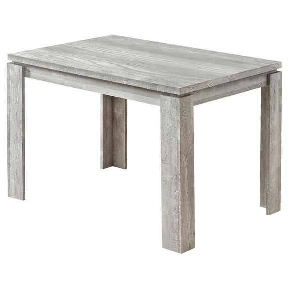 Dining Table 48" Rectangular Small Kitchen Dining Room Laminate Grey