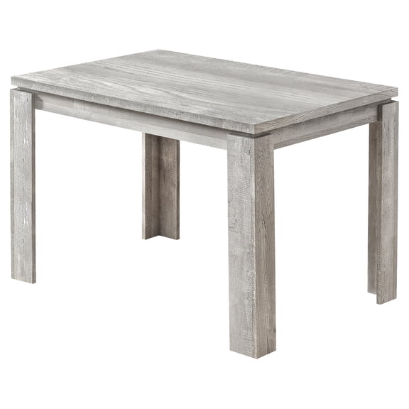 Dining Table 48" Rectangular Small Kitchen Dining Room Laminate Grey