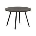 thumbnail image 1 of Dining Table, 48" Round, Small, Kitchen, Dining Room, Metal, Laminate, Black, Contemporary, Modern, 1 of 8