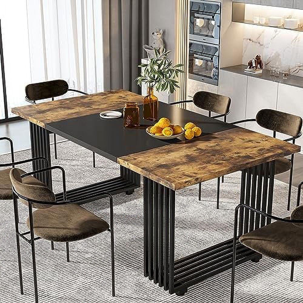 Dining Table for 68 People 70.8 Inches Long Industrial Dining Room