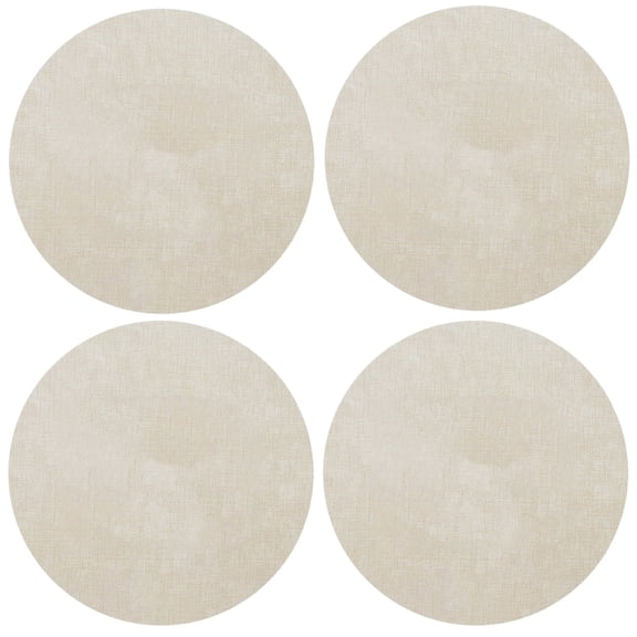 Dining Table Accessories 33Cm Round Mats Easy Clean Placemats Elegant Dining Decor Flexible Table Placemats For Home Decor