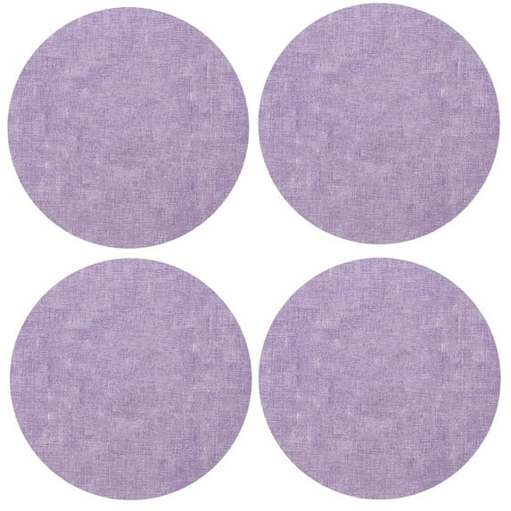 Dining Table Accessories 33Cm Round Mats Easy Clean Placemats Elegant Dining Decor Flexible Table Placemats For Home Decor