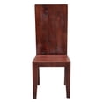 thumbnail image 1 of Dining Table Chair With hand Carving At Back Side | Entryway Dining Chair | Farmhouse Style Wooden Chair With Carving At Back Side, 1 of 6