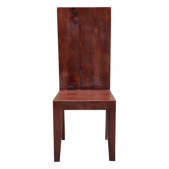 Dining Table Chair With hand Carving At Back Side | Entryway Dining Chair | Farmhouse Style Wooden Chair With Carving At Back Side