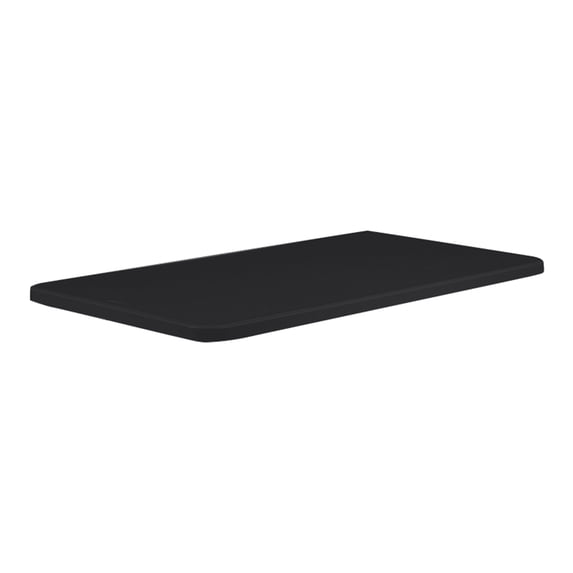 Dining Table Cover, 30X48 In, Fitted Table Cover, Solid Black, Backyard Barbecues, Durable Fabric, Tailoring, Rectangular Shapes, 1 Pc
