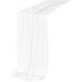 thumbnail image 1 of Dining Table Decor, Table Runners, Cheese Cloth Table Runner, Rustic Gauze Boho Chair Sashes For For Baby Shower Decoration Wedding Party Summer Garden Bridal Catering Supplies 35.4"x70.87", 1 of 5