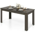 Dining Table Kitchen Table 63" L x 31.5" W x 30" H Large Table