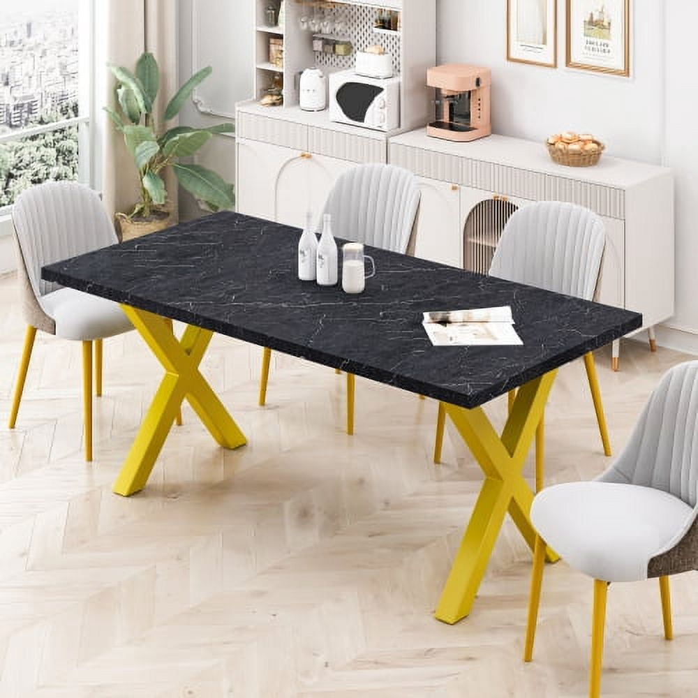 Black and Gold Marble Kitchen Table: Luxury Design for Modern Homes