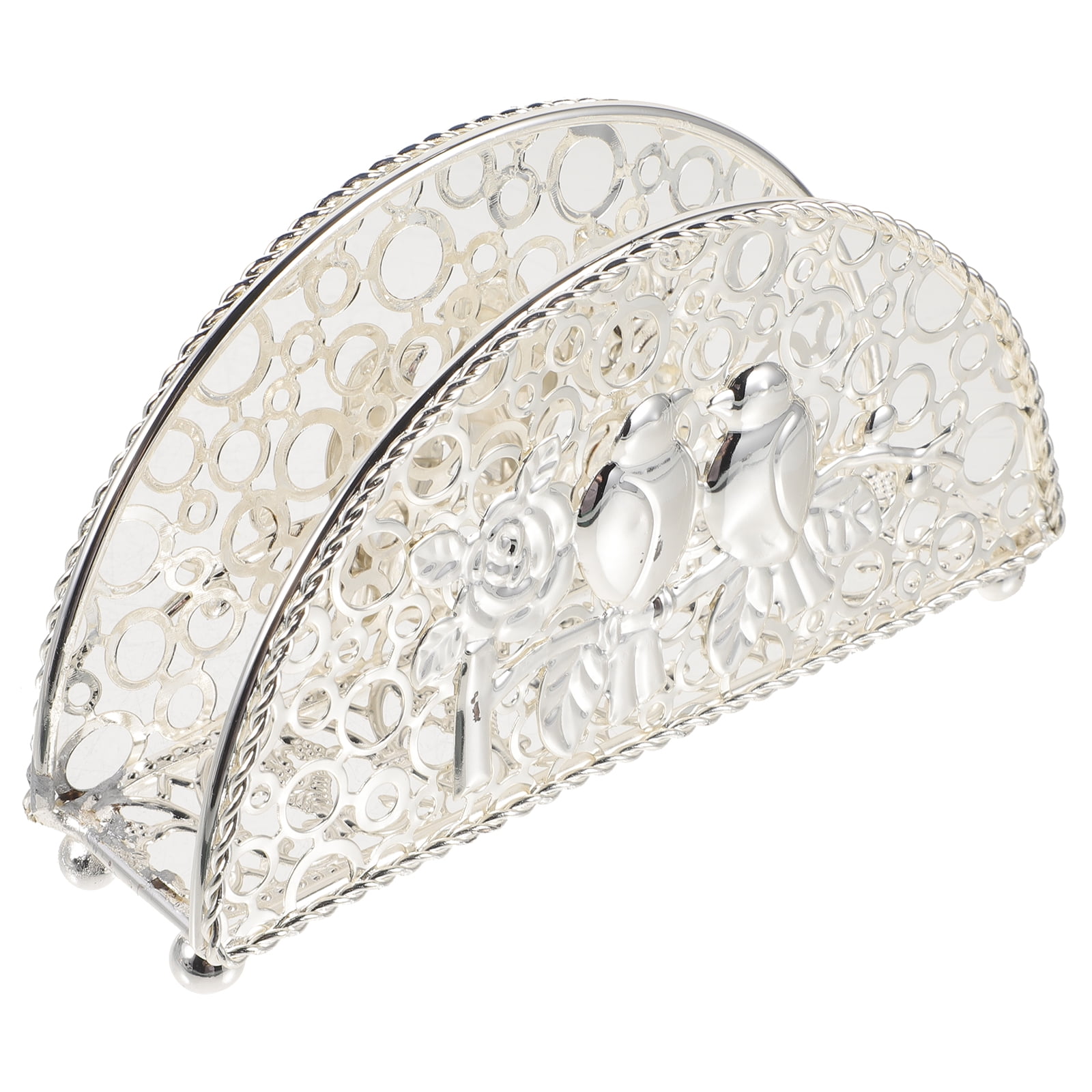 Dining Table Napkin Holder Hollow Paper Napkins Holder for Kitchen