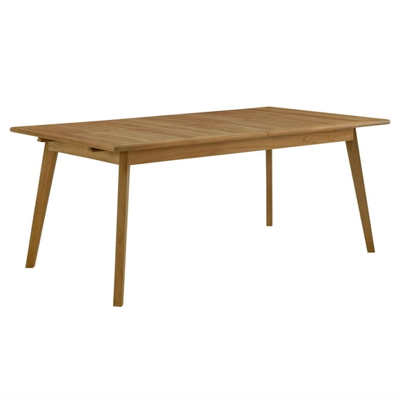 Dining Table, Natural Brown, Teak Wood, Outdoor Patio Balcony Cafe Bistro Garden Hospitality Restaurant, Modern Contemporary, HB37077