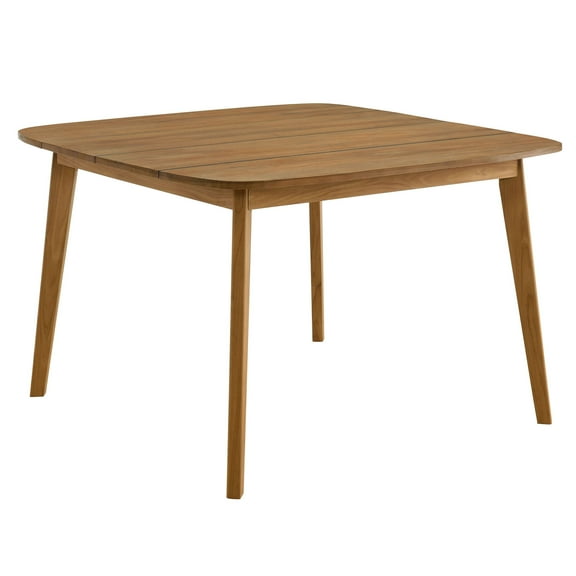 Dining Table, Natural Brown, Teak Wood, Outdoor Patio Balcony Cafe Bistro Garden Hospitality Restaurant, Modern Contemporary, HB37079