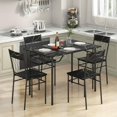 Dining Table Set for 4 5Piece Breakfast Nook with Kitchen Table 4