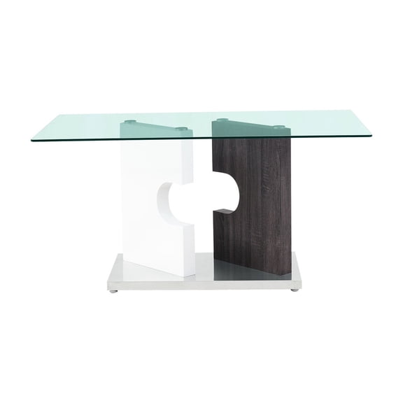 Dining Table | Used for Special Occasion Dinners | Pedestal Base with Metal Supports | Eliminates Shaky Table Problems