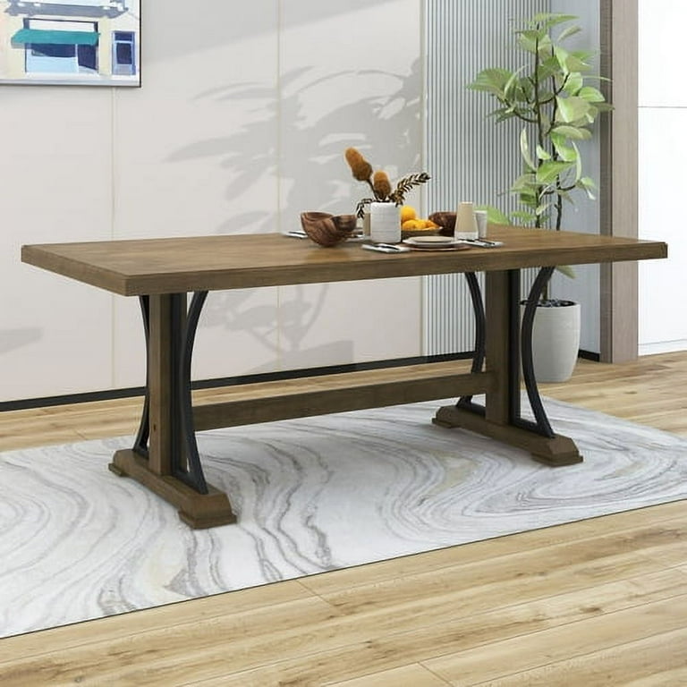 8 foot store counter height table