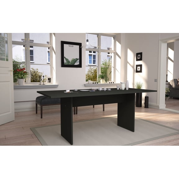Dining Table in Charcoal