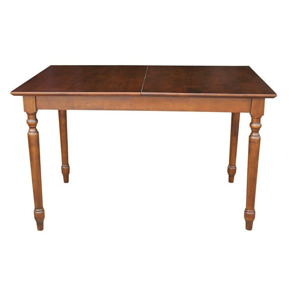 Dining Table with Butterfly Extension and Turned Styled Legs-Size:48" - 60" Long