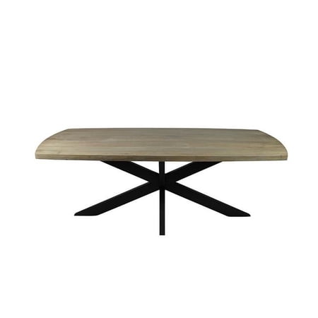 Dining Table with Iron Base