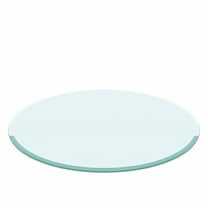 Dining Tables 32" Inch Round Tempered Glass Table Top Clear Glass 2/5 Inch Thick Beveled Polished Edge(Excluding Table Legs,Only Tempered Glass),Coffee Tables