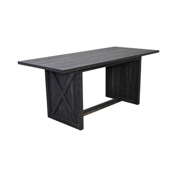 Dining Tables 70.87" Farmhouse Large Dining Table for 6-8 People, Rectangular Wood Dining Table, Rustic Kitchen Dinner Table with X Solid Legs for Dining Room & Living Room, Gray,Modern Dining Tabl