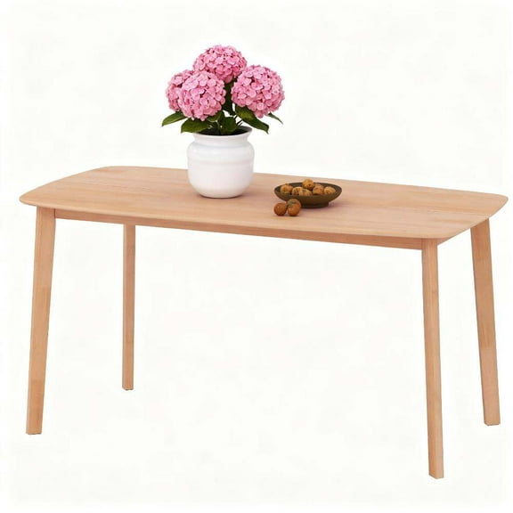 Dining Tables Dining Table for 6-7, Kitchen Table with Large Tabletop for Dining Room, Natural,Modern Dining Tables