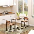 thumbnail image 1 of Dining Tables HOMCOM 3-Piece Industrial Dining Table Set for 2, Kitchen Table and Chairs, Dining Room Sets for Small Spaces,Wooden Dining Tables, 1 of 9