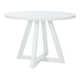 thumbnail image 1 of Dining Tables Linon Nico Round Wood Angled Legs Dining Table, Pure White, 1 of 10