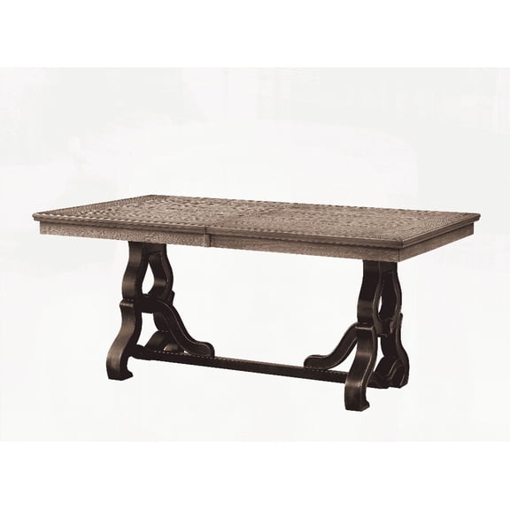 Nathaniel | Maple Finish Dining Table for 4 | Expandable & Space-Saving