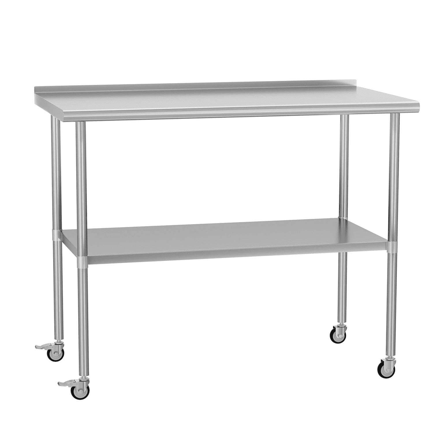 Dining Tables Stainless Steel Table 24 x 48 Inches Metal Work Table ...