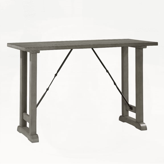 Light Gray Finish | Counter Height Dining Table | Industrial Design for 4 | Walmart US