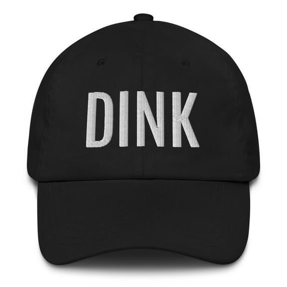 Dink Pickleball Hat - Dad hat (Black)