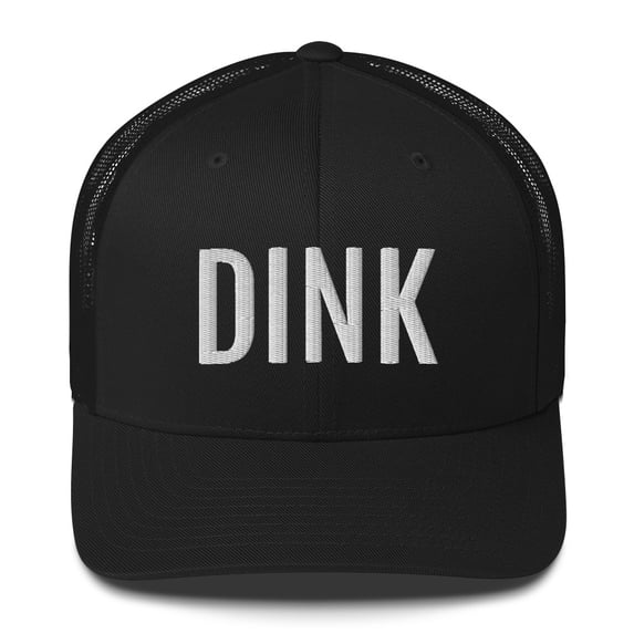 Dink - Pickleball Hat - Trucker Cap (Black)