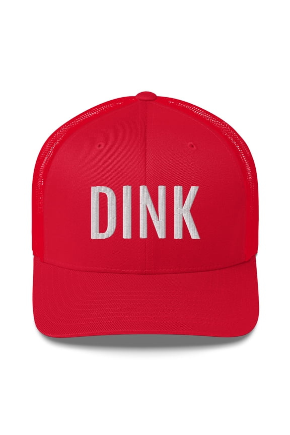 Dink - Pickleball Hat - Trucker Cap (Red)