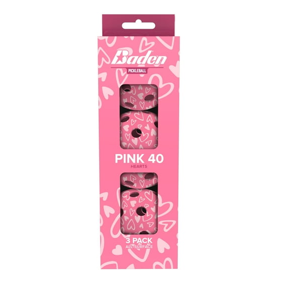 Dink Pink 40 Pickleball 3-Pack