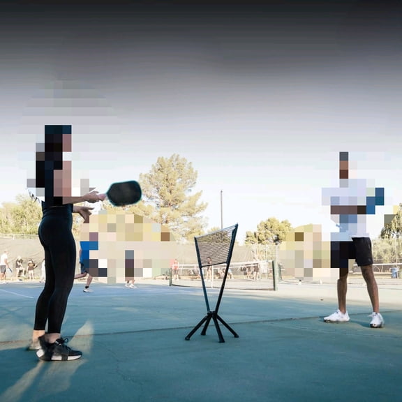 Dinkaroo Mini Portable Practice Pickleball Net Pop-Up Practice Net for Dinks, Volleys & Warm-Ups Lightweight, Compact, and Travel-Ready (Patent Pending)$$