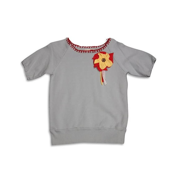 Dinky Souvenir - Big Girls' Short Sleeve Sweatshirt 31187-12 (Light Blue)