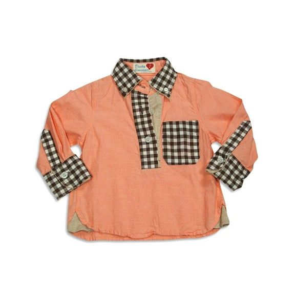 Dinky Souvenir - Little Girls Long Sleeve Top 31160-2 (orange)