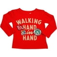 thumbnail image 1 of Dinky Souvenir - Little Girls Long Sleeve Top 31167-5 (red hand), 1 of 3