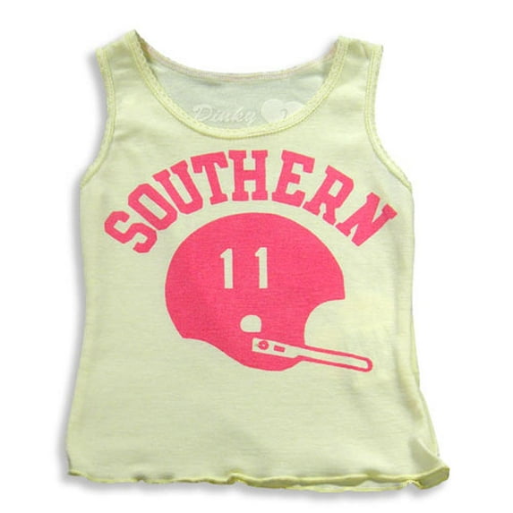 Dinky Souvenir by Gold Rush Outfitters - Baby Girls Tank Top 16636-18-24Months (pale yellow southern)