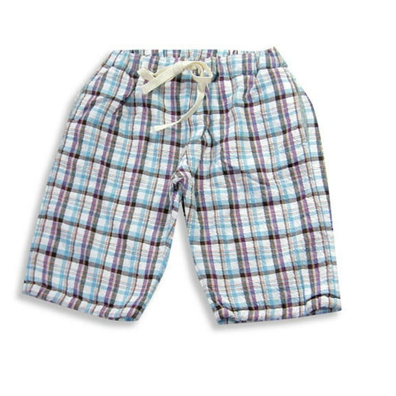 Dinky Souvenir by Gold Rush Outfitters - Little Girls' Plaid Short 16532-2 (blue plaid)