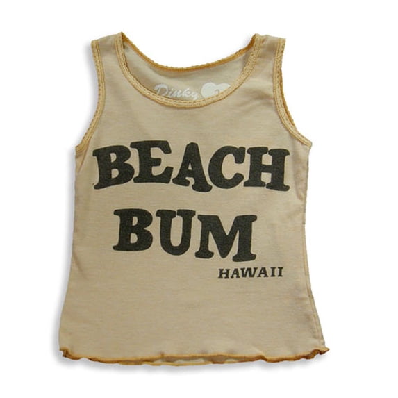 Dinky Souvenir by Gold Rush Outfitters - Little Girls Tank Top 16540-2 (beige beach bum)