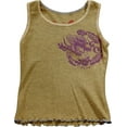 thumbnail image 1 of Dinky Souvenir by Gold Rush Outfitters - Little Girls Tank Top 16548-2 (heathered mustard dragon), 1 of 3